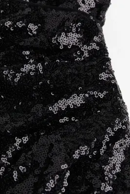Robe à paillettes - Noir