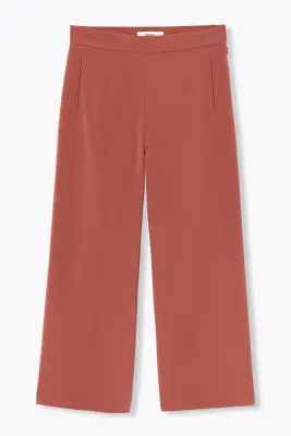 Pantalon large et court Femme