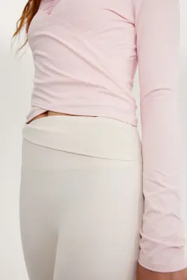 Legging de yoga évasé SoftMove™ - Blanc