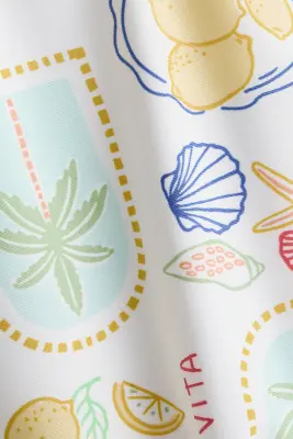 Maillot de bain imprimé - Blanc/La Dolce Vita