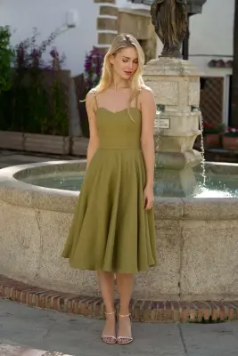 Bardot Linen Dress