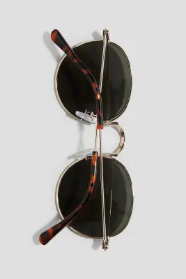Lunettes de soleil rondes - Vert foncé