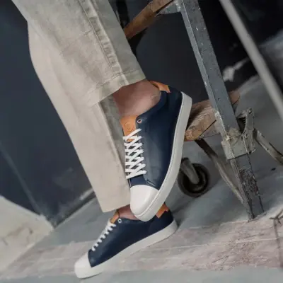 Baskets Abélia Bleu Marine
