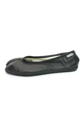 Ballerines tabi en cuir Noir