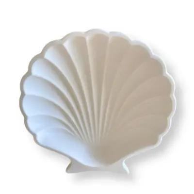 Porte-savon coquillage blanc