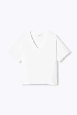 T-shirt basique col V Femme