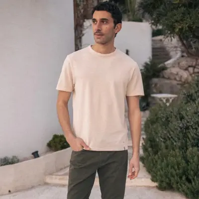 T-shirt Prestige beige