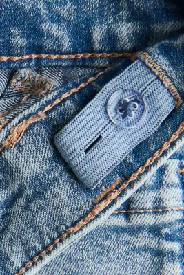 Short en twill - Bleu denim clair