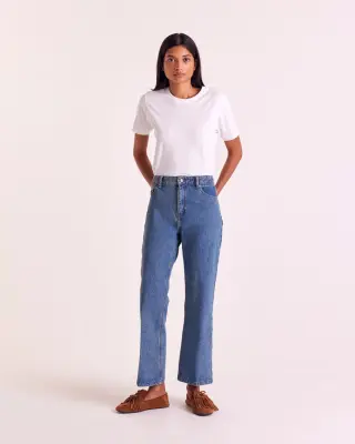 Jean Jules bleu vintage (le bootcut)