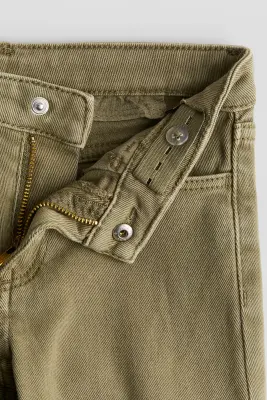 Jean cargo Bootcut - Vert kaki