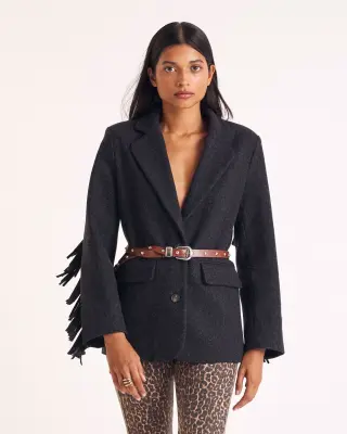 Veste Marceau gris anthracite
