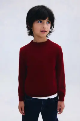 Pull en laine - Rouge