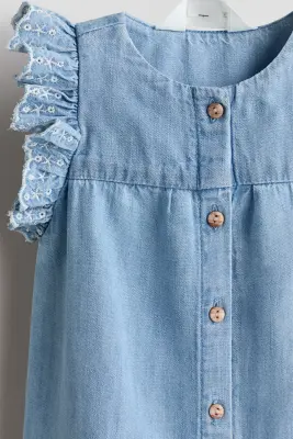 Robe en denim - Bleu denim clair