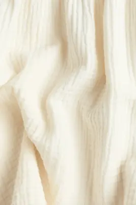 Robe en mousseline de coton - Blanc