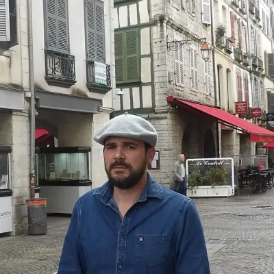 Béret classique gris clair