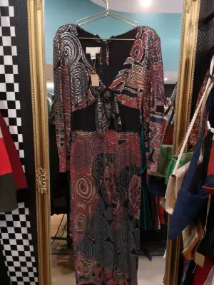 Robe vintage Janine multicolore