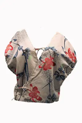Top cache cœur Yukata