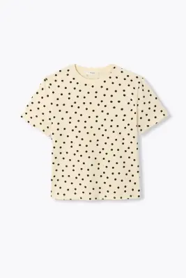 T-shirt oversize à pois