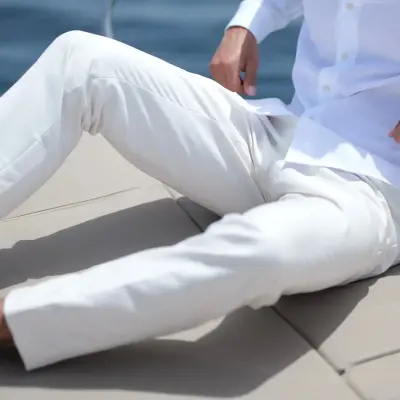 Pantalon megève blanc