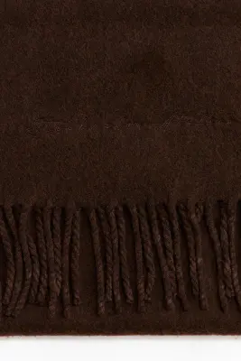 Écharpe tissée - Marron foncé