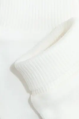 Lot de 2 paires de moufles anti-griffures - Blanc