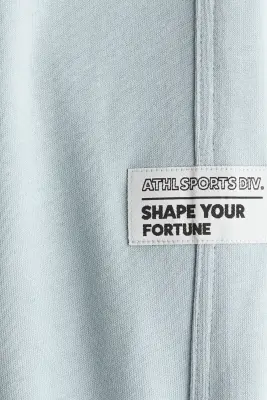Cotton sweatshirt joggers - Turquoise pâle