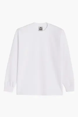 T-shirt Heavyweight Manches Longues - Blanc