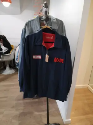 Veste zippée style travailleur AC/DC