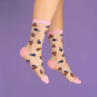Chaussettes Transparentes Moule Coucou Suzette