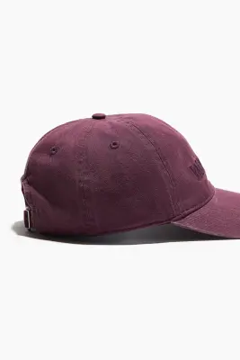 Casquette en twill de coton avec motif - Violet aubergine/Radiant State