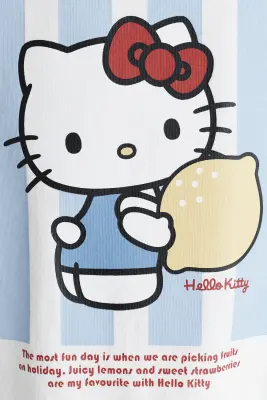 T-shirt imprimé - Blanc/Hello Kitty