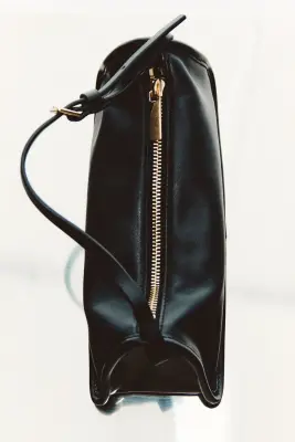 Sac à main en cuir - Noir