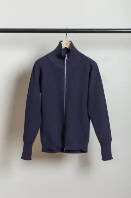 Andersen-Andersen – SAILOR FULL-ZIP – Navy Blue