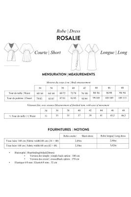 PATRON PDF ROBE ROSALIE