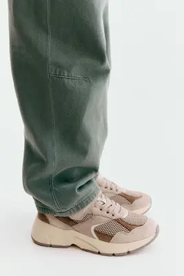 Sneakers - Beige/color block