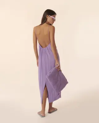 Robe longue Blake violet syrup