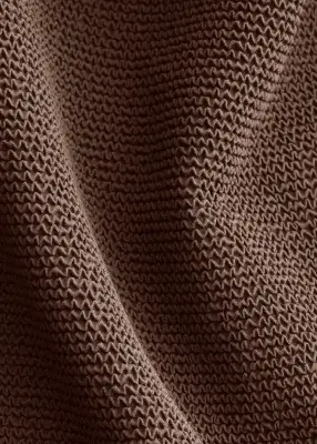 Maillot de bain texturé à nouer - Marron Clair