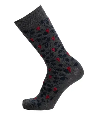 Chaussettes vigne anthracite
