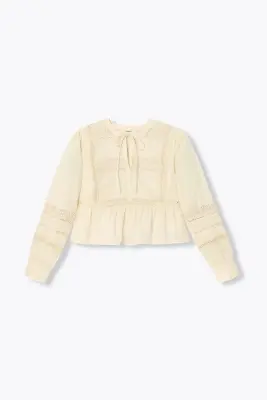 Blouse détail dentelle Femme