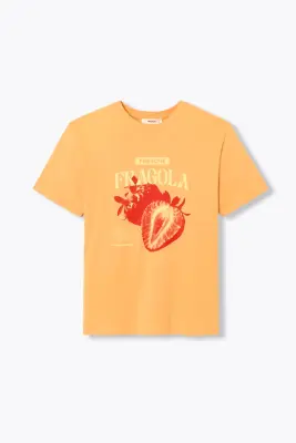T-shirt motif fraise