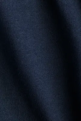 Pantalon jogger en coton - Bleu marine