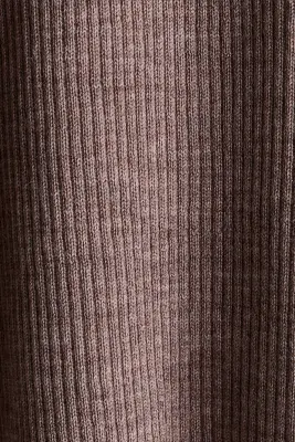 Ensemble 2 pièces en laine mérinos - Beige foncé