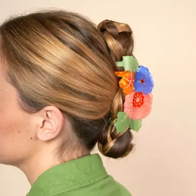 Pince à cheveux Grand Bouquet de fleurs Coucou Suzette