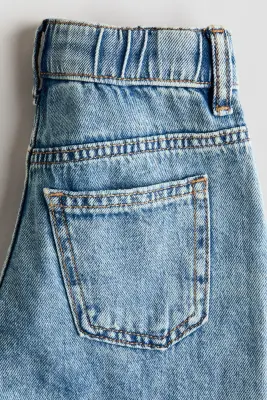 Loose Fit Barrel Jeans - Bleu denim clair