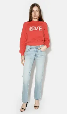 Nouveau ! RE/DONE Jean Slim Straight Crop Silver Springs