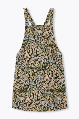 Robe courte jacquard fleurs