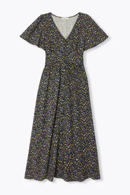 Robe longue imprimée Femme