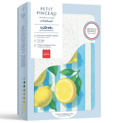 Carnet à peindre Citrons – peinture au numéro