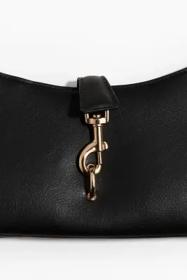 Sac porté épaule rectangulaire - Noir