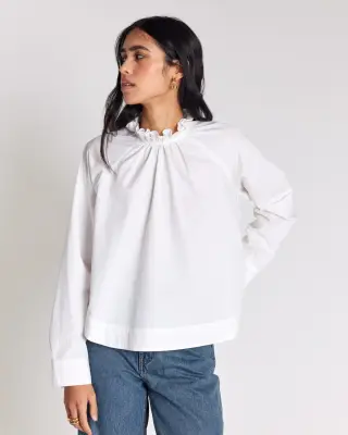 Blouse Zoelie blanc naturel
